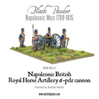 Napoleonic British Royal Horse Artillery 6-pdr Cannon