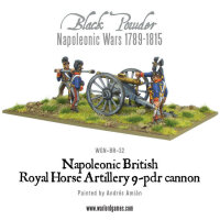 Napoleonic British Royal Horse Artillery 9-pdr Cannon