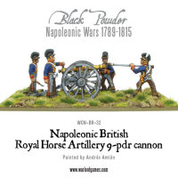 Napoleonic British Royal Horse Artillery 9-pdr Cannon