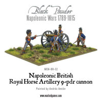 Napoleonic British Royal Horse Artillery 9-pdr Cannon