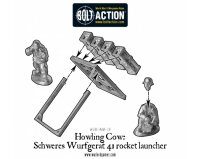 German Heer Howling Cow Rocket Launcher (1943-45) + Oval Base