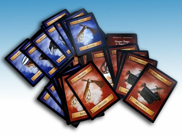 Muskets and Tomahawks: Redcoats and Tomahawks Card Deck (English/French)