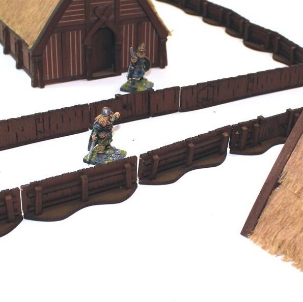 28mm Norse Fencing (with Gates)