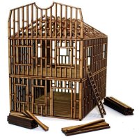 28mm Double Storey Small Building under Construction