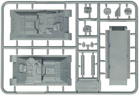 Plastic SU-100 Body Sprue