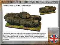 Churchill MkI/MkII &amp; Oke Conversion Set (x3)