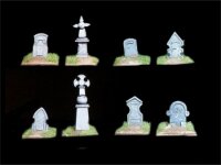 Gravestones (x8)