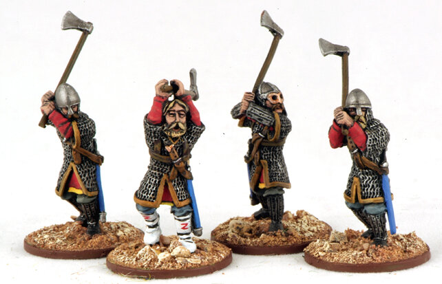 Varangian Guard Axemen (x4), 7,65