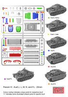 1/72 Panzer III Ausf. J, L, M, & N (x1 = 2 Sprues)
