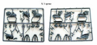 French Napoleonic Cuirassier Command Sprue