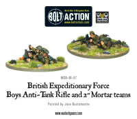 BEF Boys Anti-Tank Rifle and 2" Light Mortar Teams