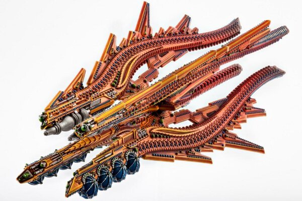 Dropfleet Commander: Shaltari Battlecruiser - Ruby/Sapphire