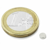 Disc Magnet 4mm Round x 1,5mm Height