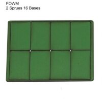 FOW Medium Bases - Green (x16)