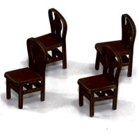 28mm Fiddle Back Chairs (x4)