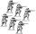 Musketeers Firing (x6)