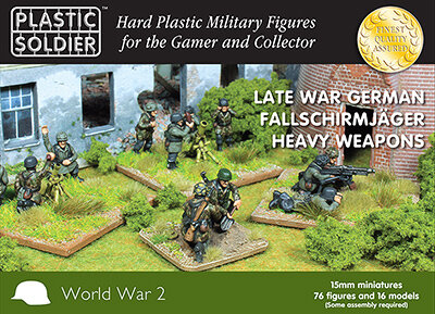 15mm Late War German Fallschirmjäger Heavy Weapons