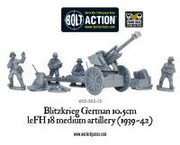 Blitzkrieg German leFH 18 10.5cm Howitzer (1939-42)