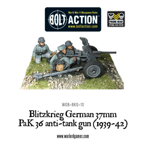 Blitzkrieg German 37mm PaK36 Anti-tank Gun (1939-42)