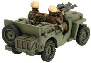 front twin gun & rear twin gun 1/144 WWII British SAS Jeep Resin Kit 