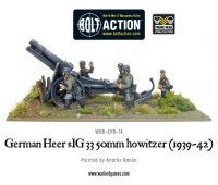 German Heer sIG33 150mm Howitzer (1939-42) + Oval Base