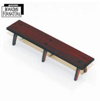 28mm Long Trestle Table & Benches (x4)