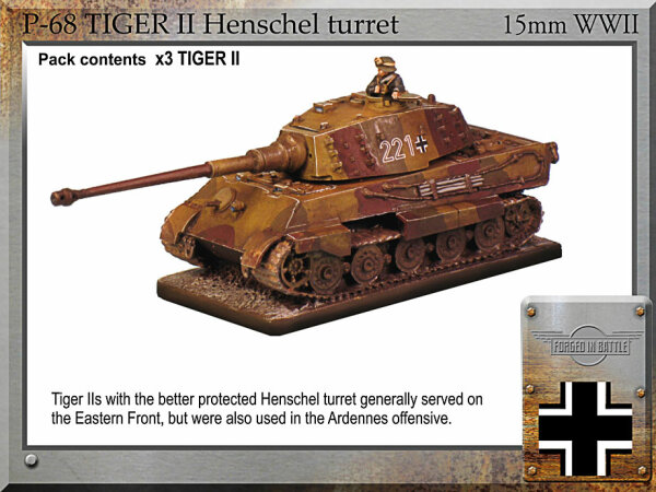 Tiger II, Henschel (x3)