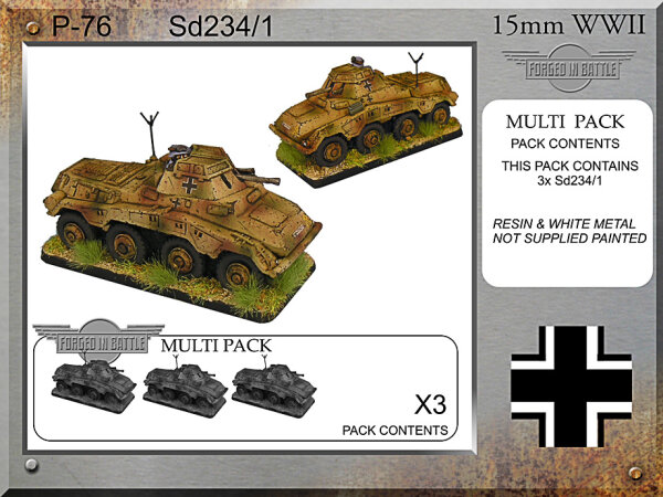 SdKfz 234/1 2cm (x3)