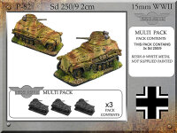 SdKfz 250/9 (alt) 2cm (x3)