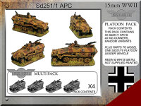 SdKfz 251C APC (x4)