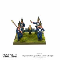 Napoleonic Portuguese Foot Artillery with 6-pdr