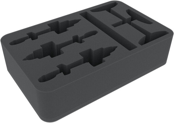 65mm Feldherr Foam Tray for Team Yankee - 3 Cobra Attack Helicopters