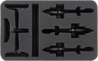 65mm Feldherr Foam Tray for Team Yankee - 3 Cobra Attack Helicopters