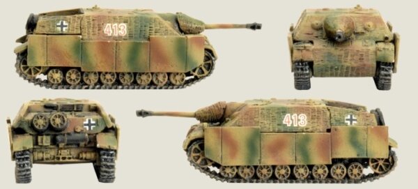 1/72 1/87 1/144 1/100 1/56 1/48 1/200 1/35 Jag Panzer 4 x2 Scale WWII Model Tank 