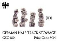 German Half-track Stowage (x3)