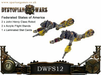 Federated States of America John Henry Class Robot (x2)