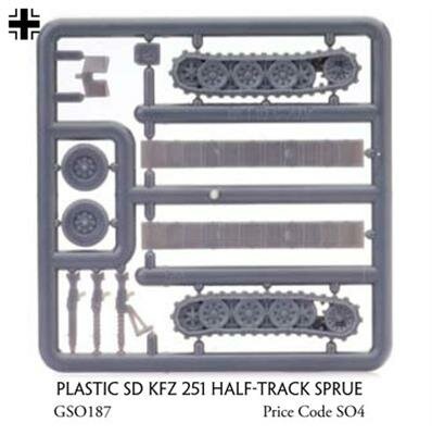 Plastic SdKfz 251 Half-track Sprue