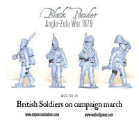 Anglo-Zulu War: British Soldiers on Campaign Marching