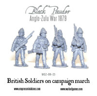 Anglo-Zulu War: British Soldiers on Campaign Marching
