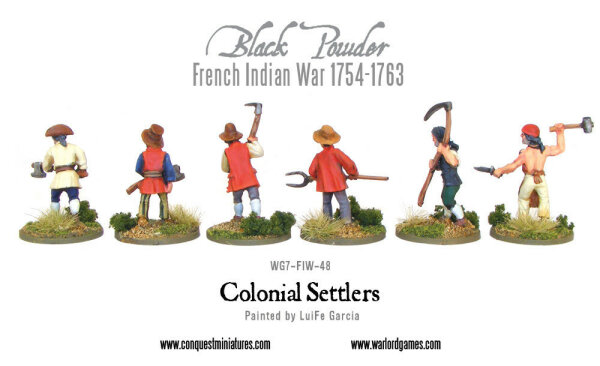 French Indian War - Colonial Settlers