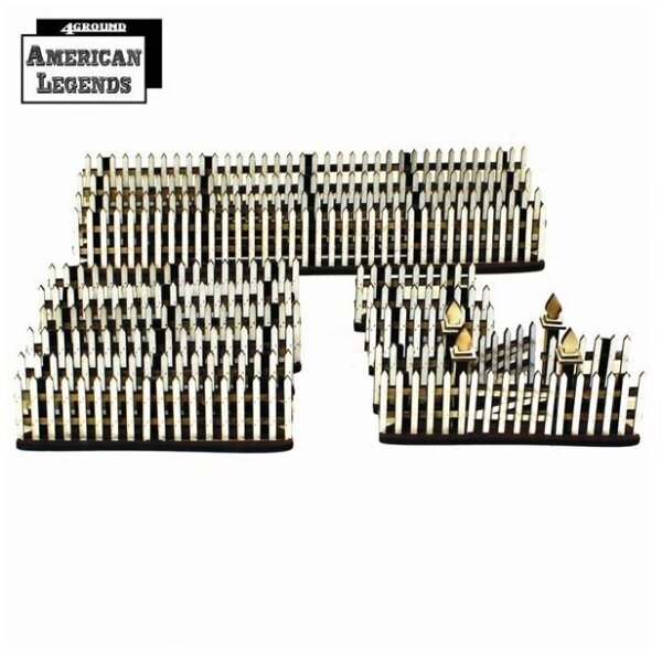 28mm White Picket Fences