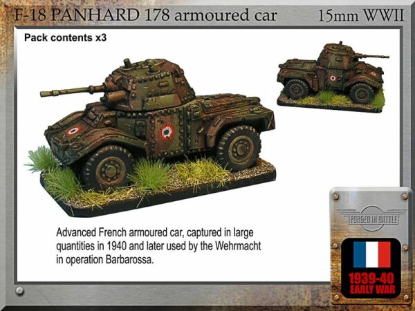 Panhard 178 Armoured Car (x3)