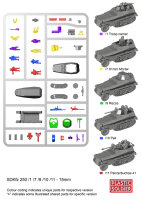 15mm German SdKfz 250 "Alte" Halftrack (x5)