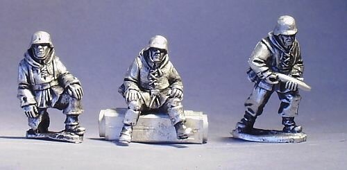 Late War German PaK40 Gun Crew (x3)