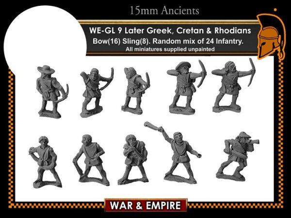 Later Hoplite Greek: Later Greek, Cretan & Rhodians