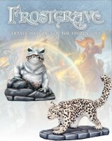 Frostgrave: Ice Toad & Snow Leopard