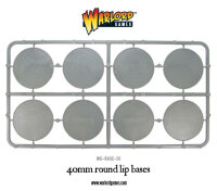 40mm Round Bases - Lipped(x8)