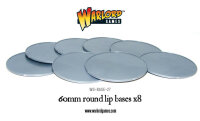 60mm Round Bases - Lipped(x8)