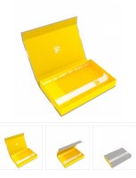 40mm Feldherr Magnetbox Half-Size: Gelb, Leer