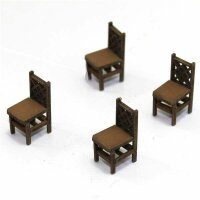 Square Back (A) Chairs (x4)